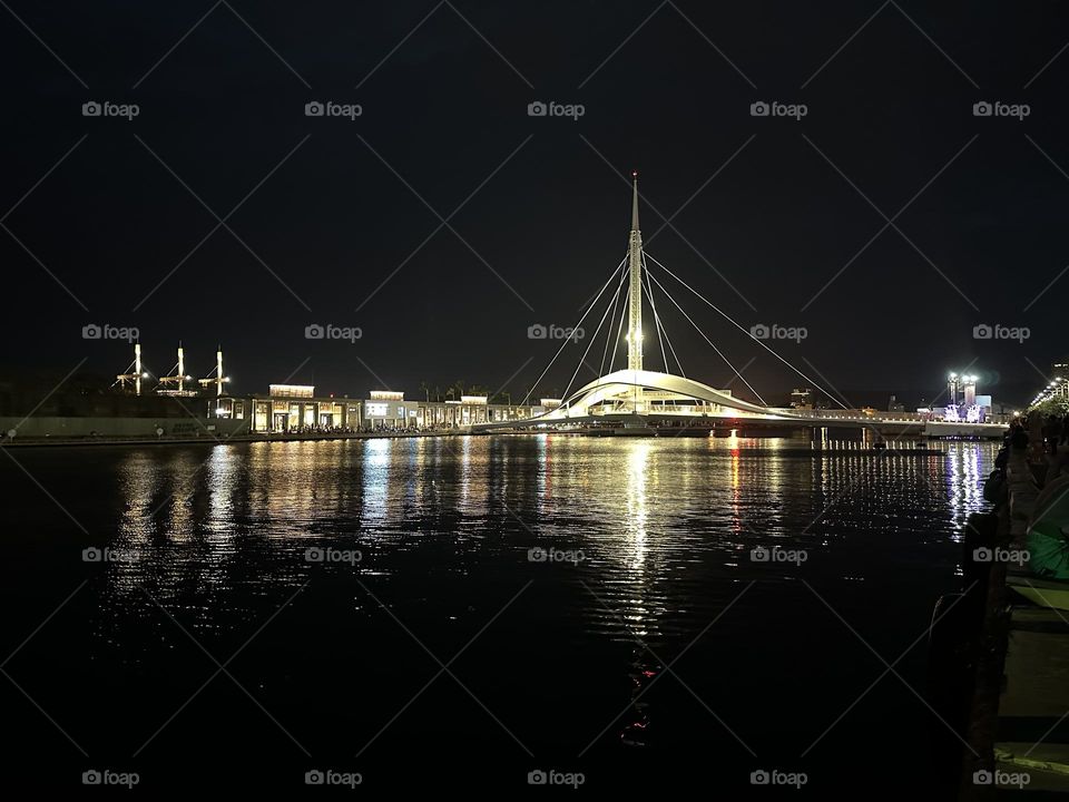 The bridge in the night 