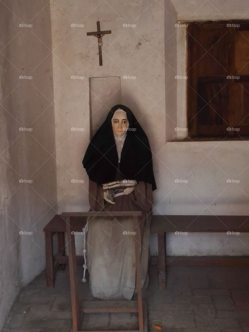 Nun. Antigua Guatemala recreation