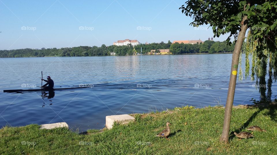 Lake in Hungary