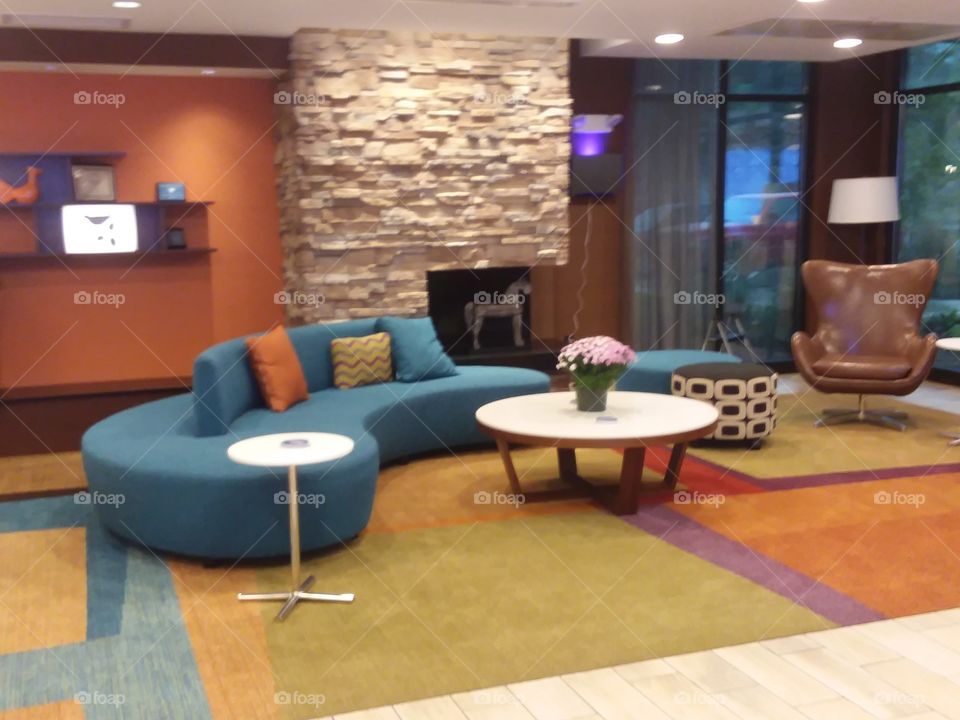 table chairs yellow floor,TV