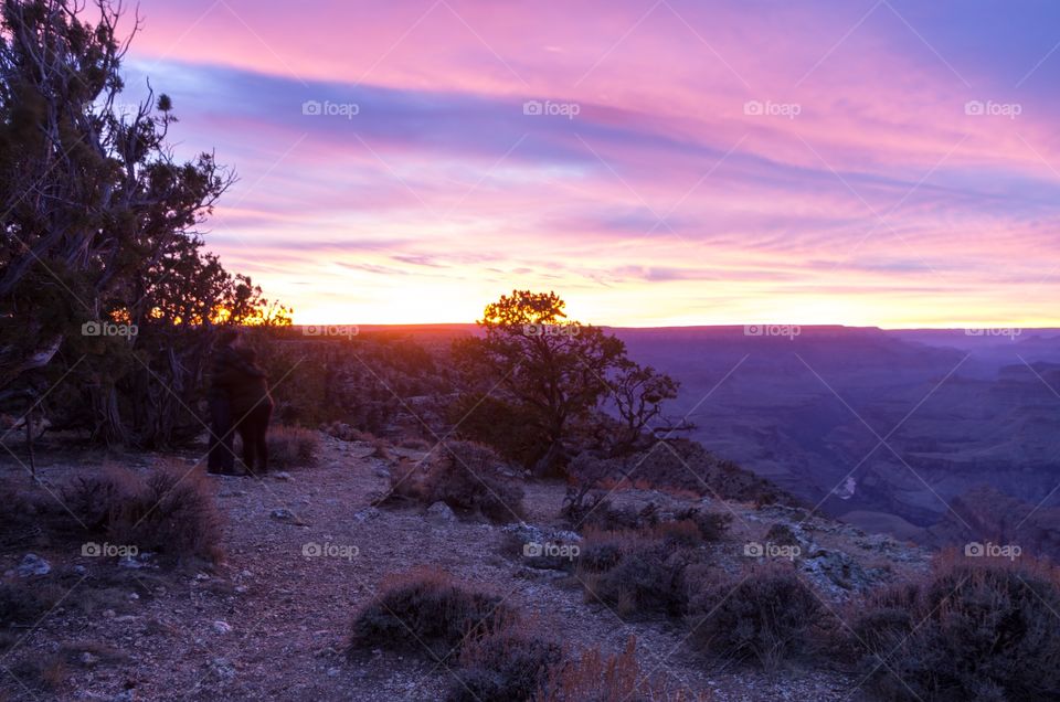 Grand Canyon desert sunset 