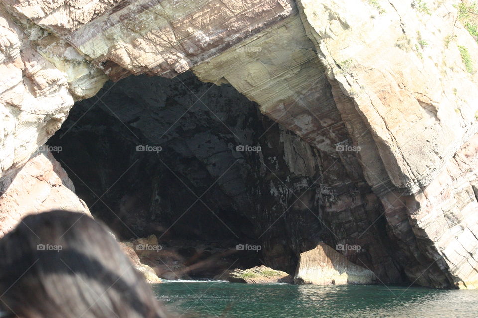 Cave, Water, Nature, No Person, Rock