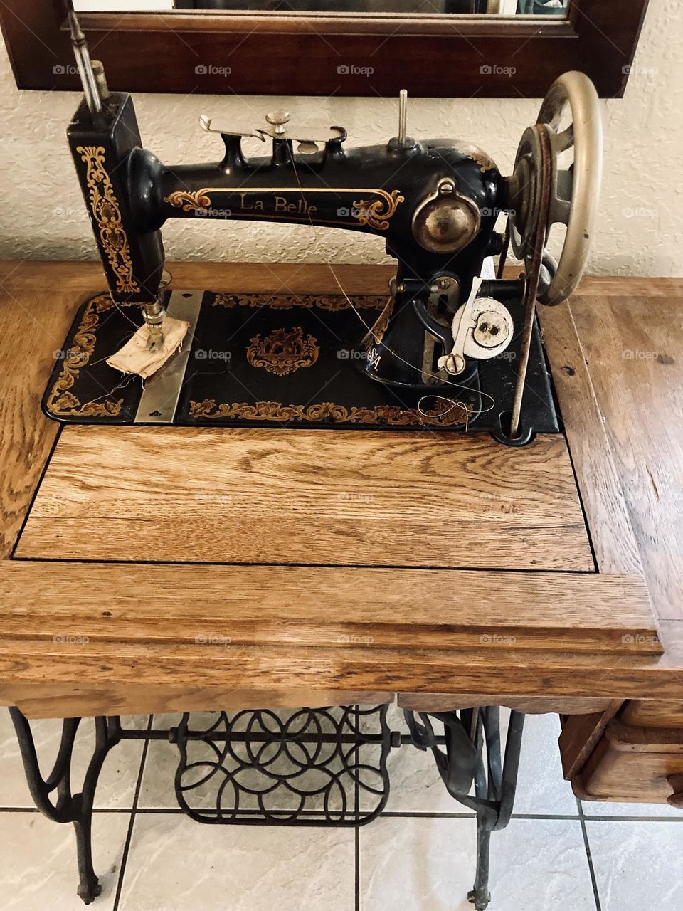 Antique sewing machine 