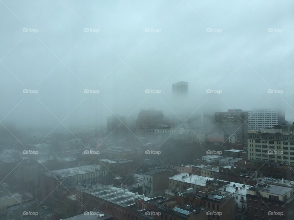Fog in Jersey City