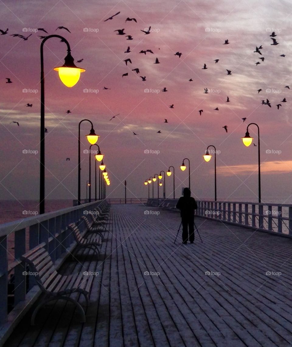 Beach, Light, Sea, Sunset, Ocean