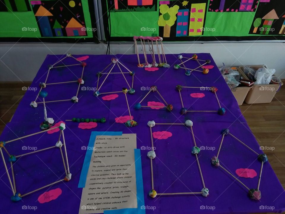 3D Structure with Sticks
