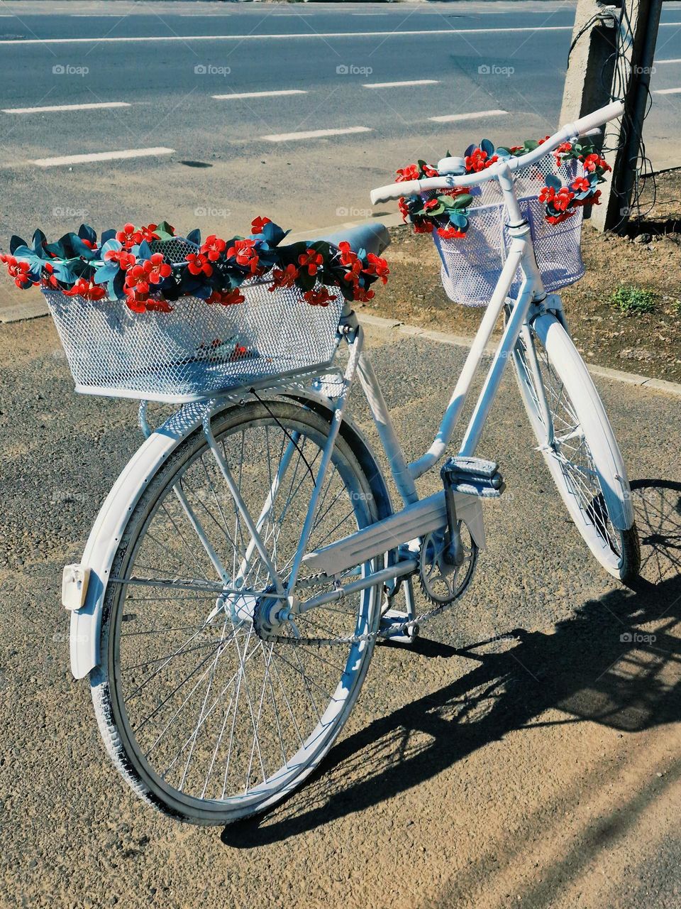 the white bike