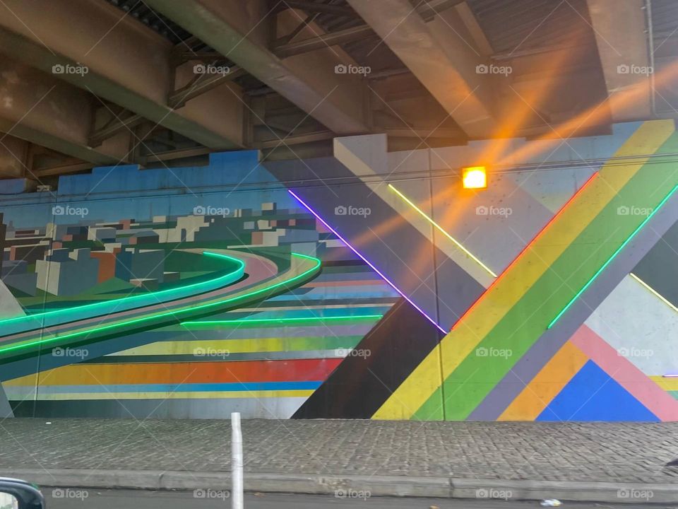 Underpass Neon Art