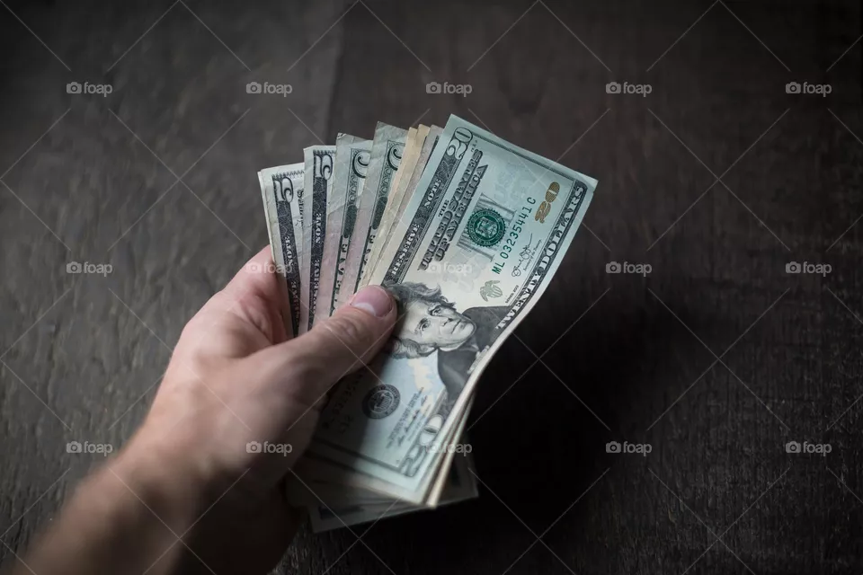 Puñado de billetes