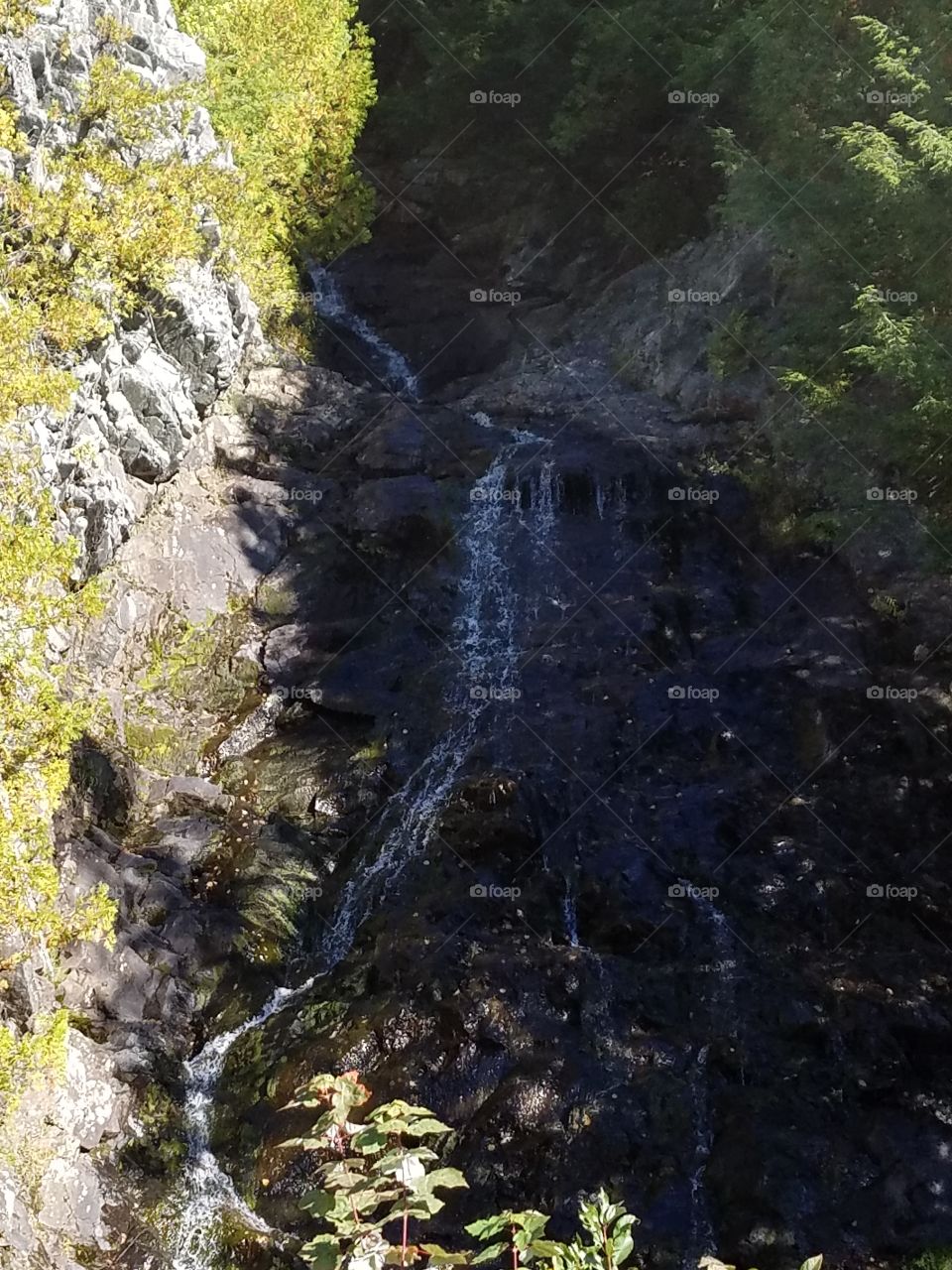 View of a waterfall