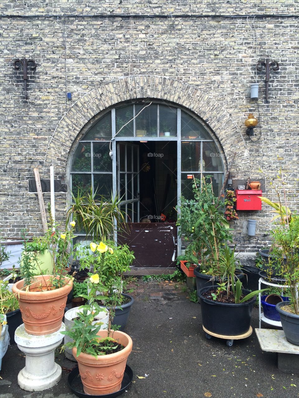 Entrance in Christiania, Copenhagen