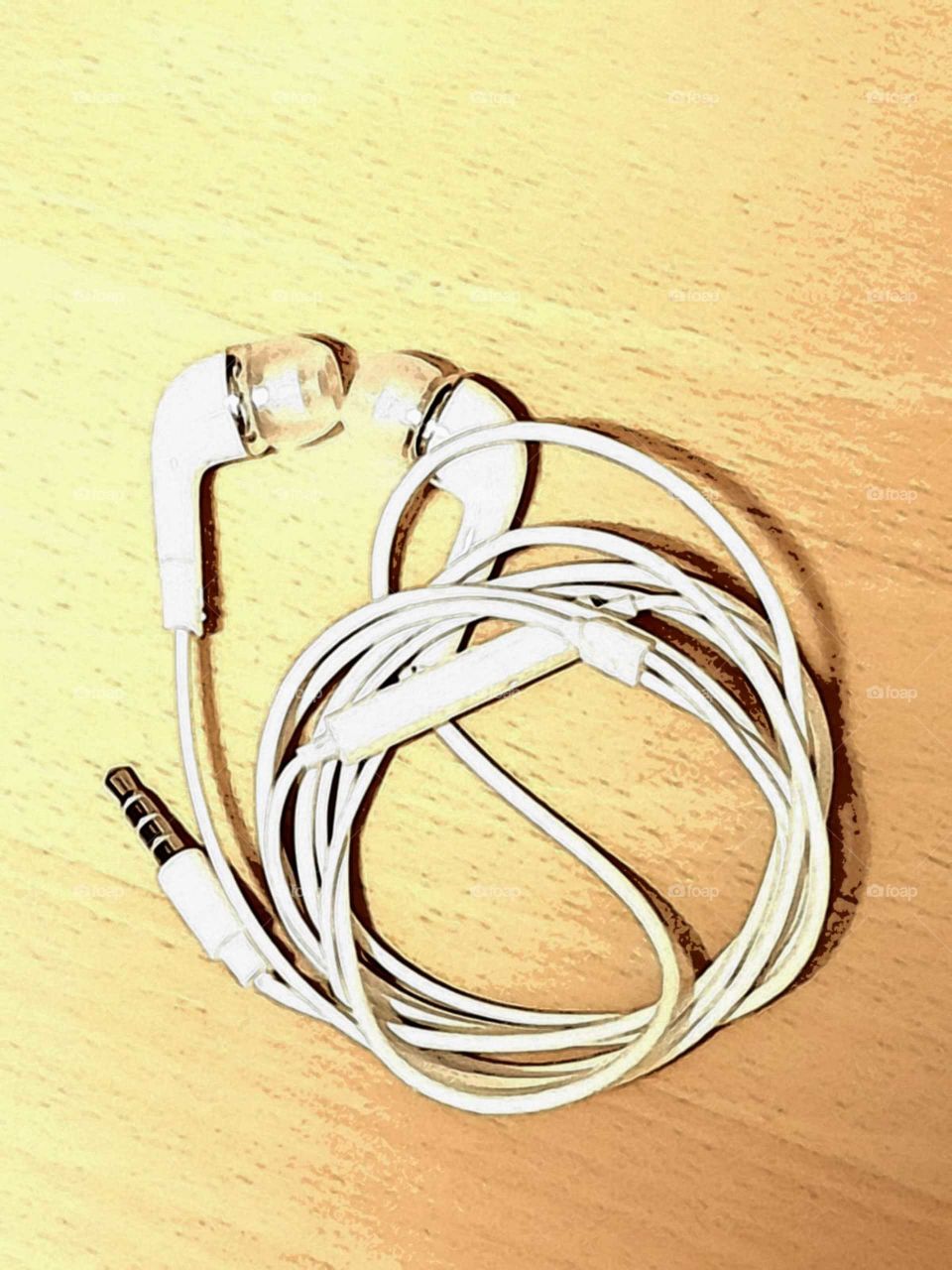 Headphones painted