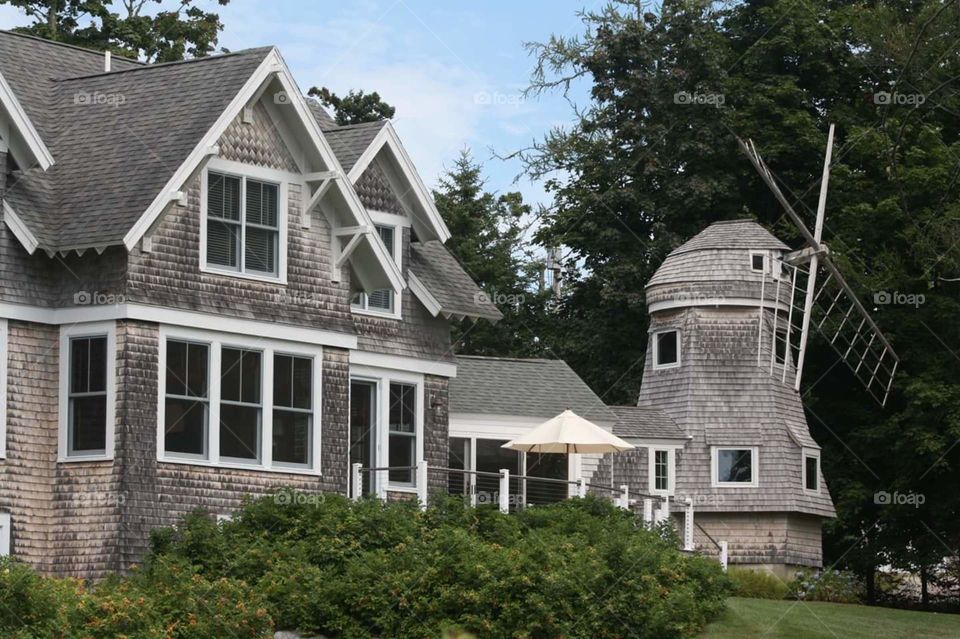 Home with their own personal Windmill, Castrine, ME