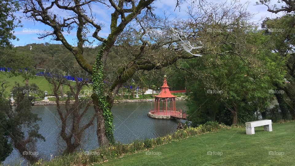 Band Stand in the lake