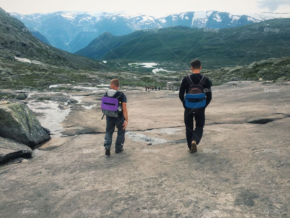 Hiking on the top 