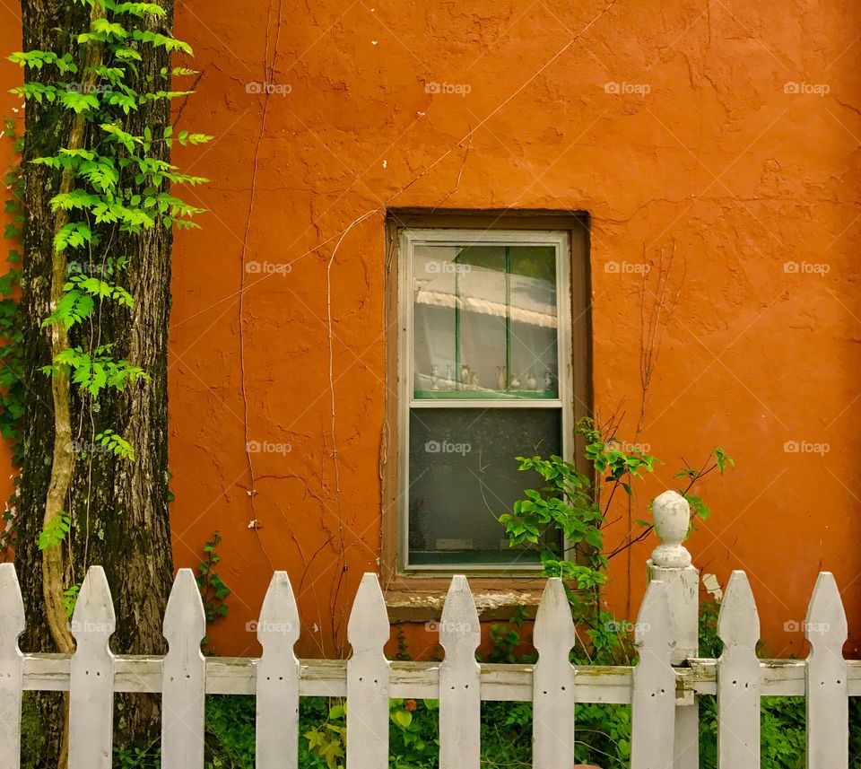 Orange Outside Wall