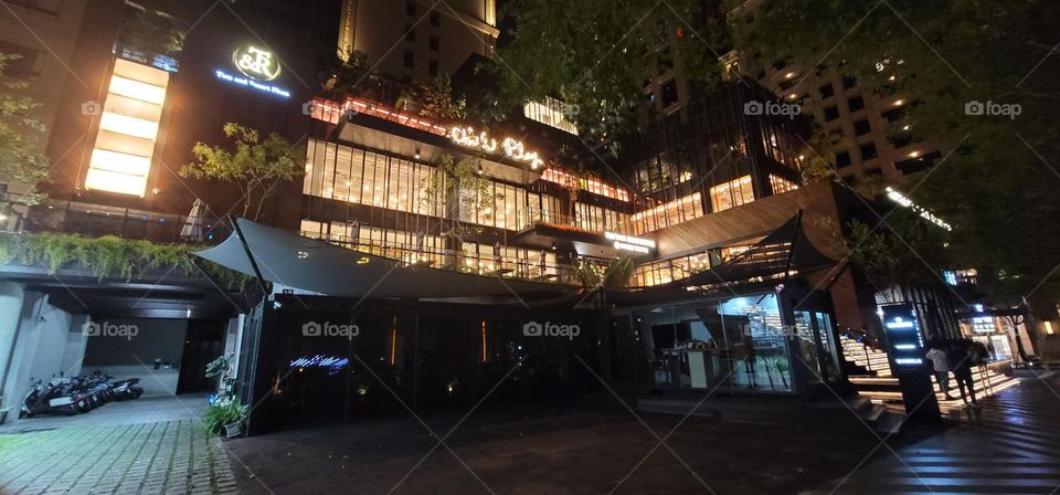 TSUTAYA BOOKSTORE at night