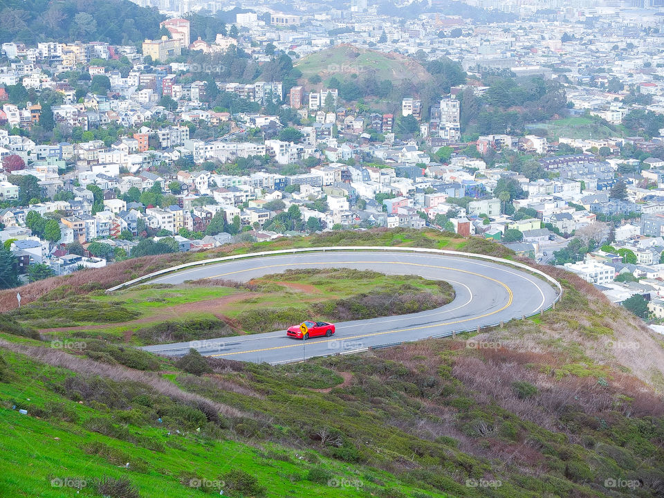 Twin peaks at San Francisco.