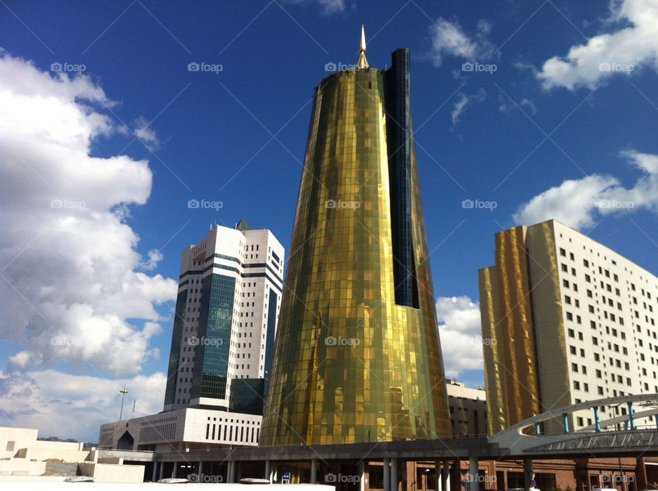 kazakhstan travel construction buildings by campbellrobertson