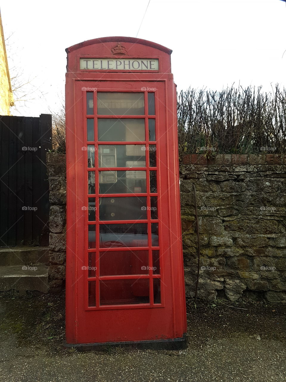 english telephone cabine