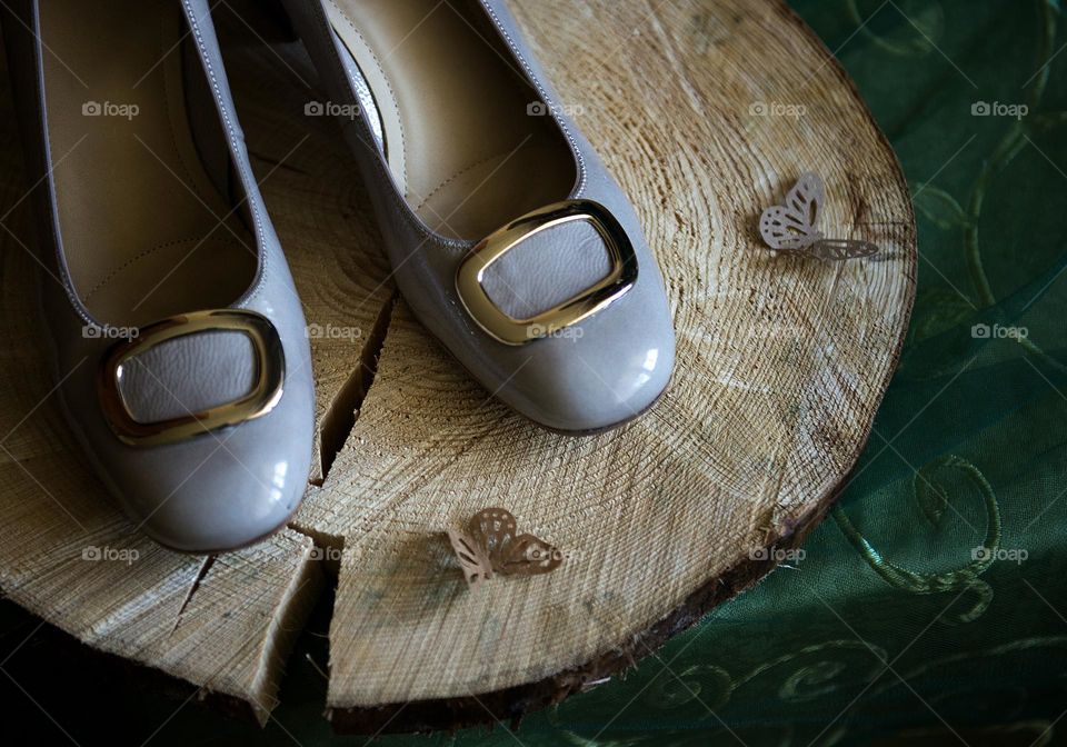 Women's shoes in retro style