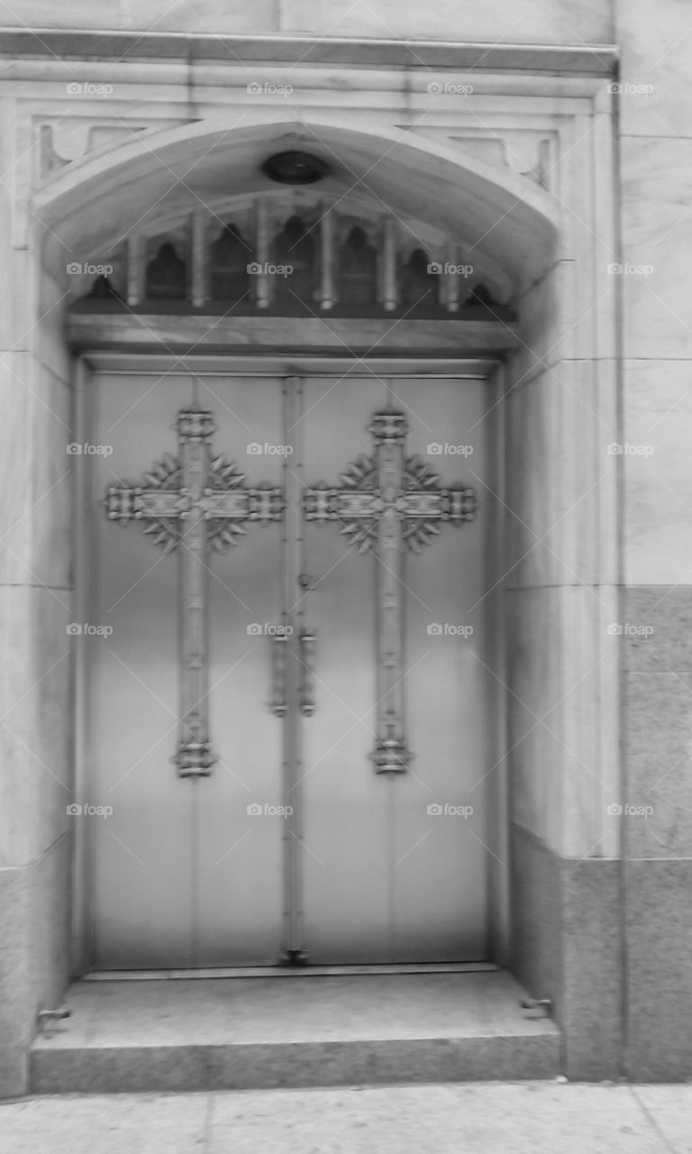 church. church doors