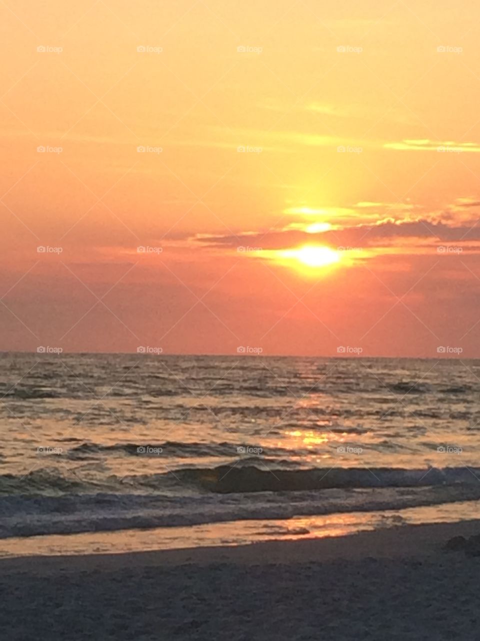 Sunset on the gulf 
