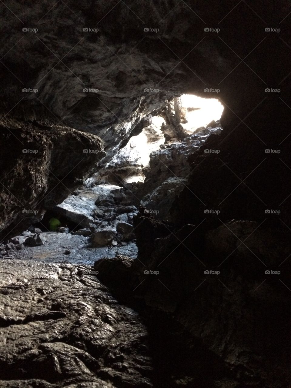 Volcano tube, cave