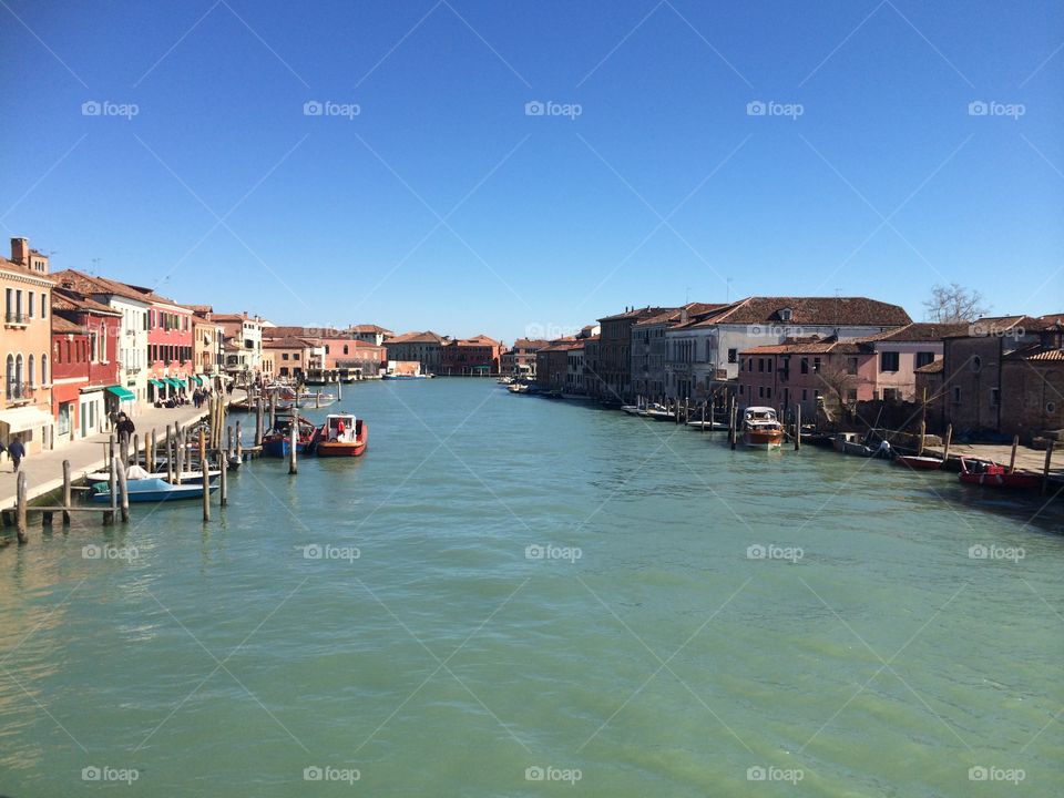 Murano. Murano, Italy in the Venetian Lagoon