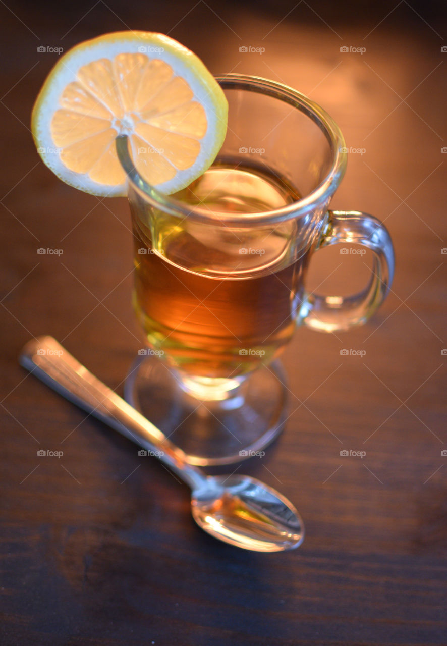 Hot Whiskey with Lemon 