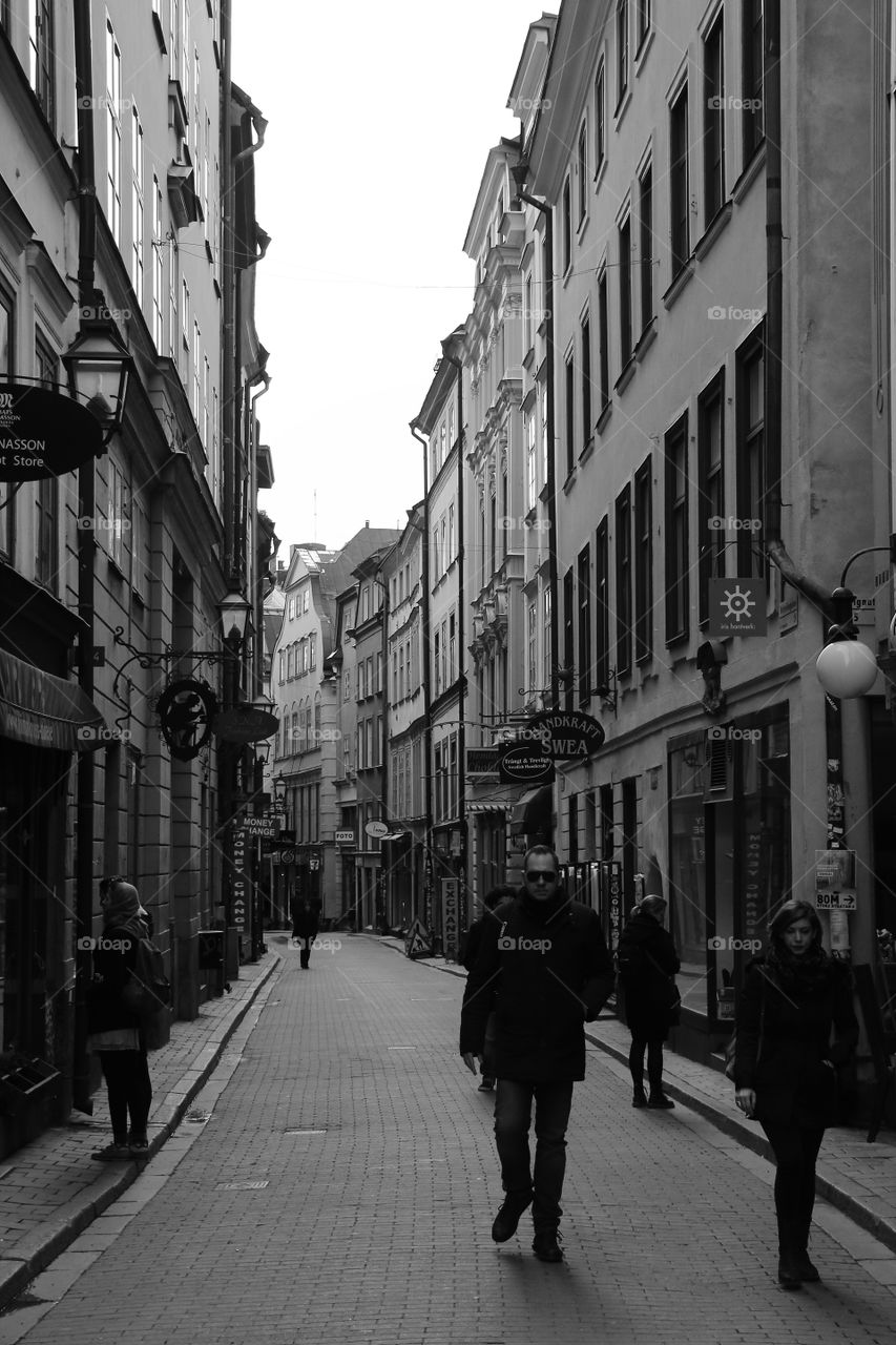 sweden streets. walking in stockholm streets