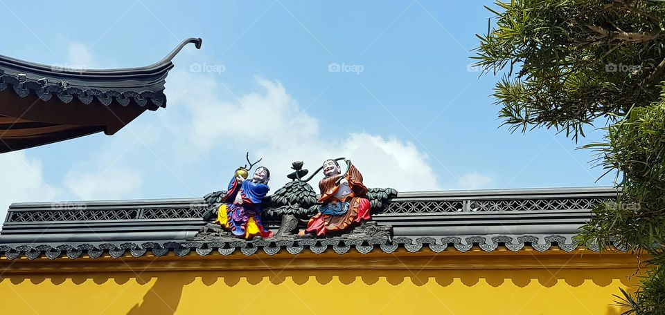 Shanghai Jade Buddha Temple Building