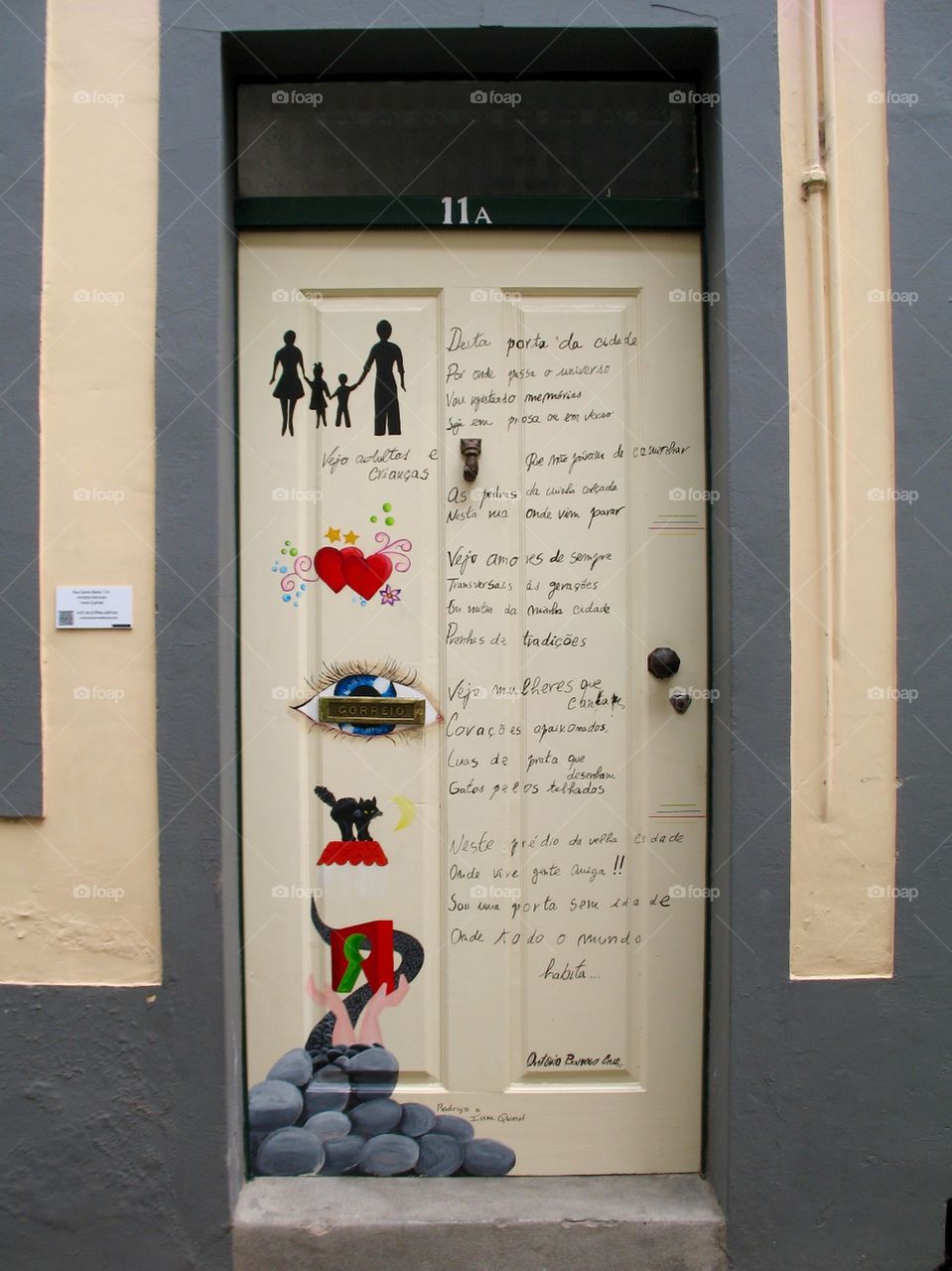 Decorated door