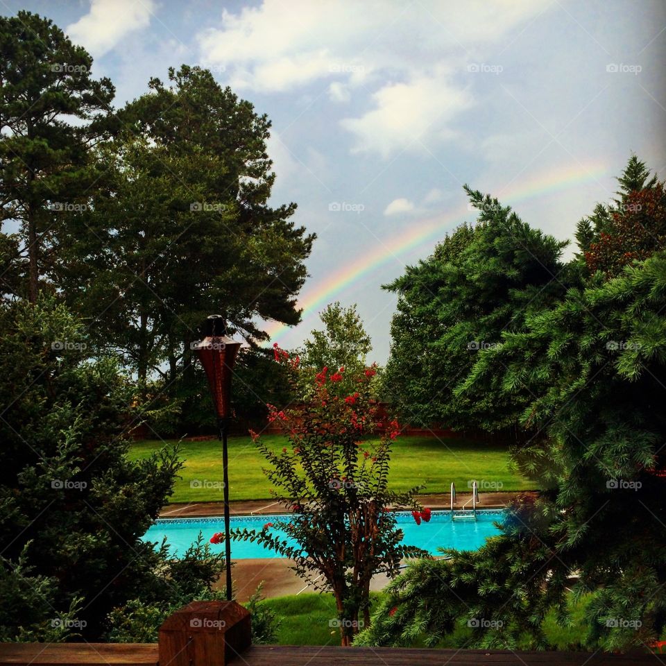 Rainbow after a rain