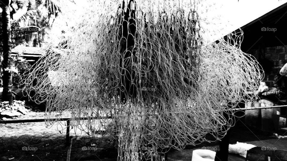 Tarrafa. Rede de pesca.