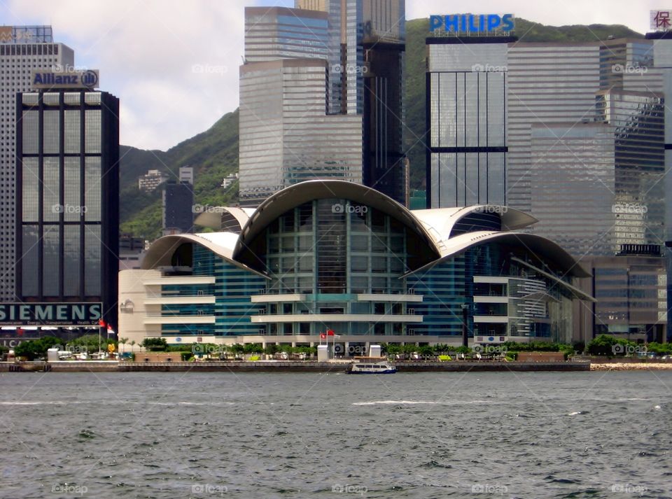 Victoria Harbour . Hong Kong Architecture 