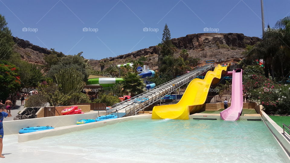 a water park on Gran Canaria