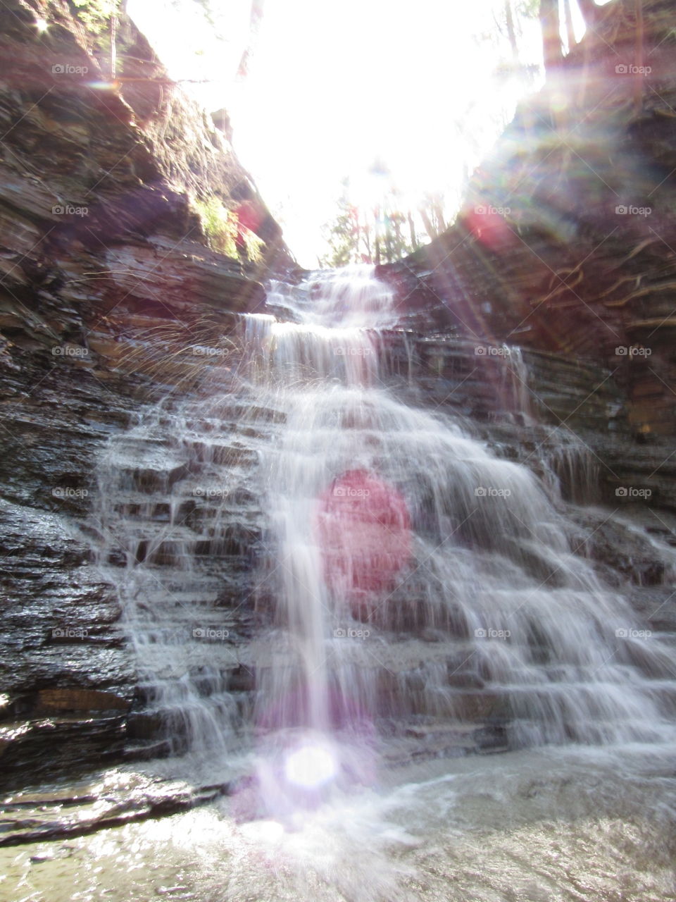 Eternal Flame Trail Falls in Orchard Park

