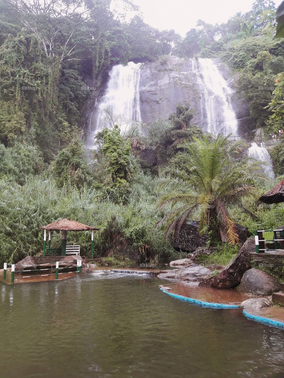 Hunnasfalls ,, a waterfall located in Matale,Sri Lanka