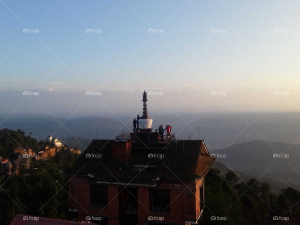 sunrise in nagarkot