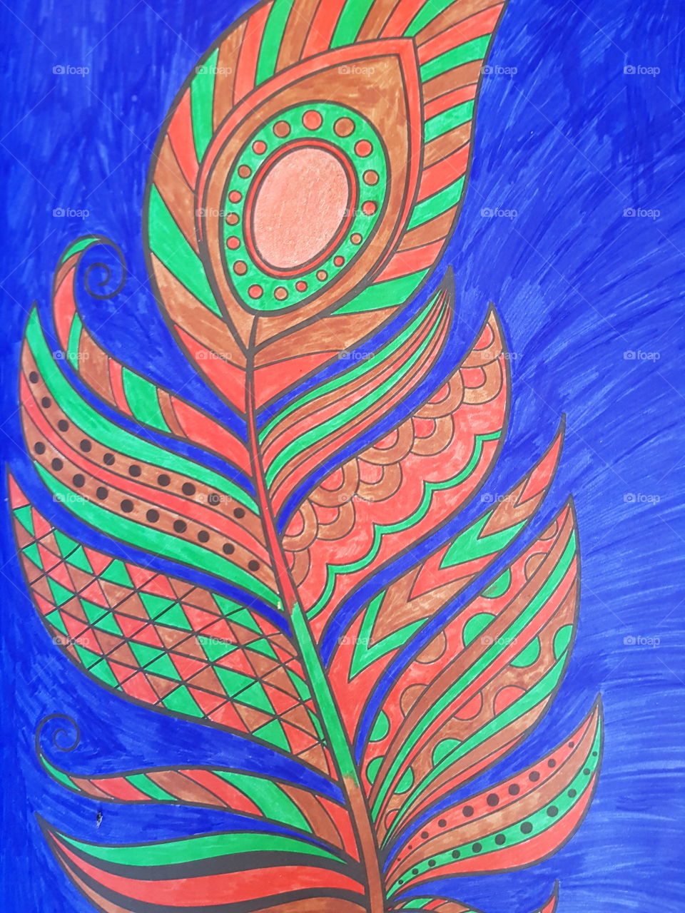 In colored according to your own imagination. Art