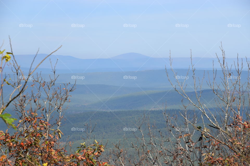 Ouachita mountain range (early morning)