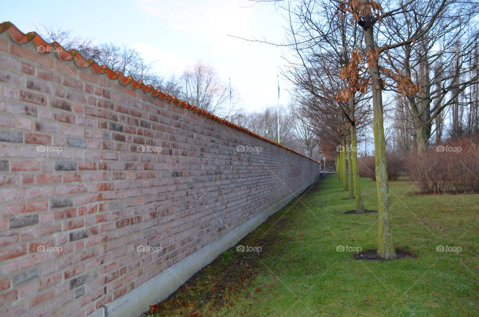 wall autumn brick by carlanders