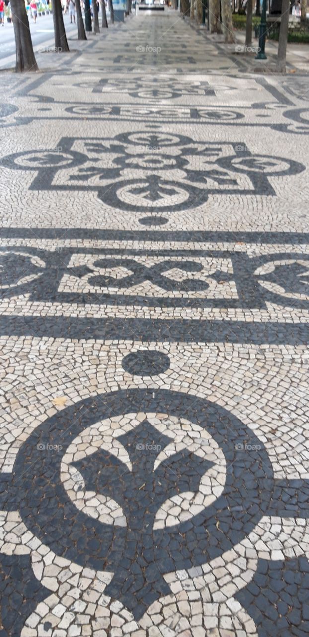 pavement in Lisbon