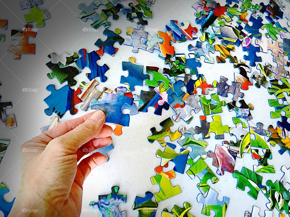 Jigsaw puzzle pieces
