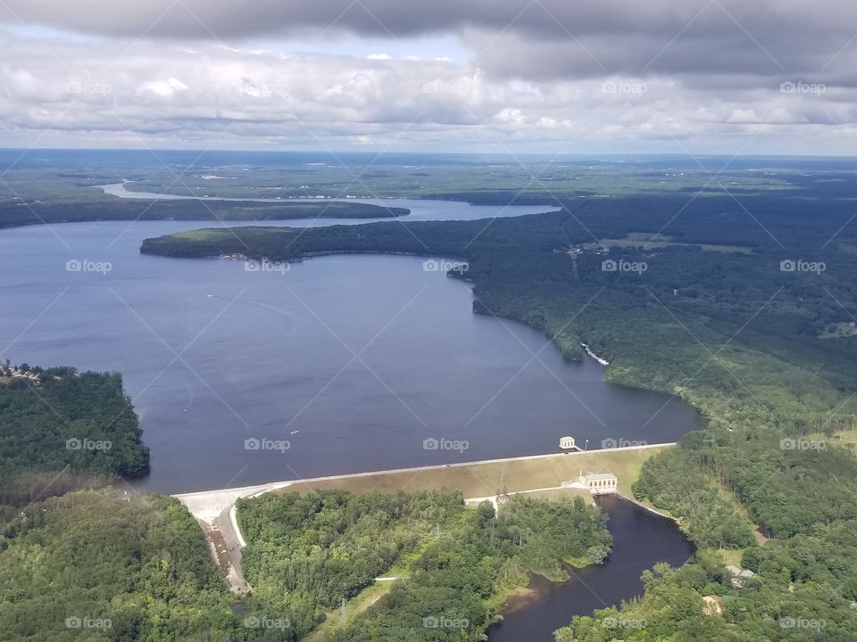 Michigan's Hardy Dam Pond
