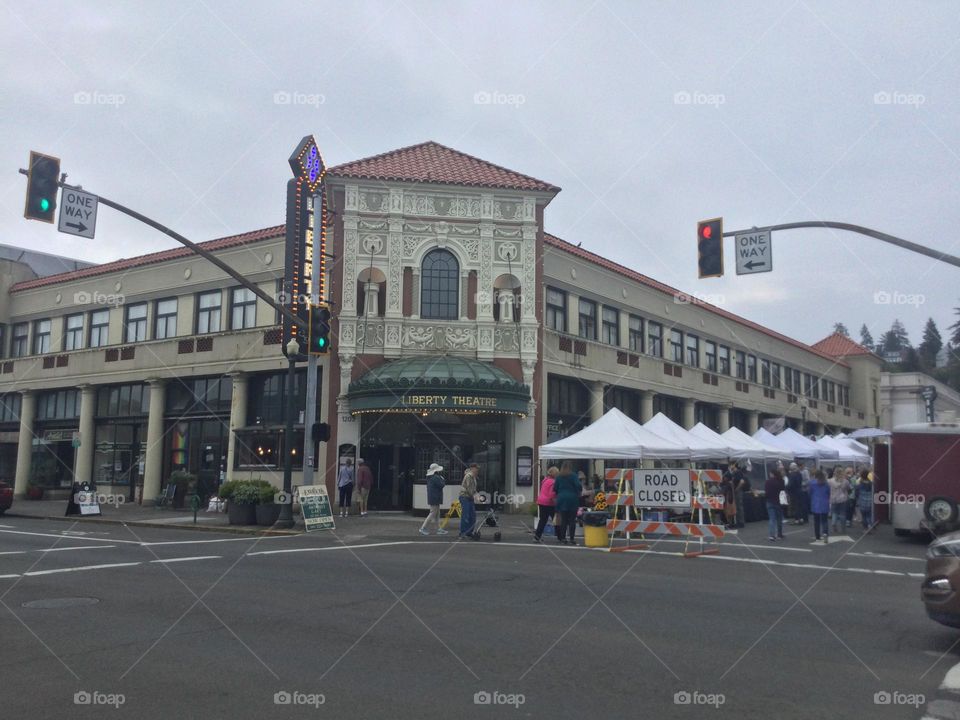 An Historical Movie Theatre in Astoria, Oregon 