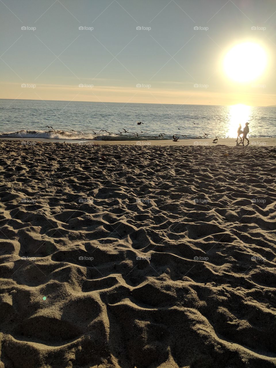 Laguna Beach, California at sunset