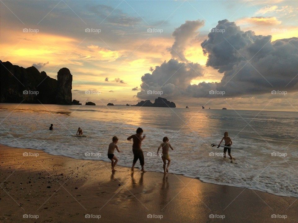 A normal evening in Ao Nang