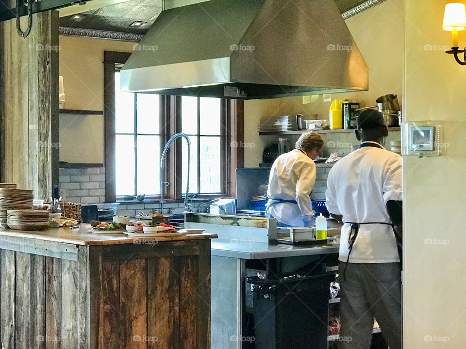 chefs at work in small business 